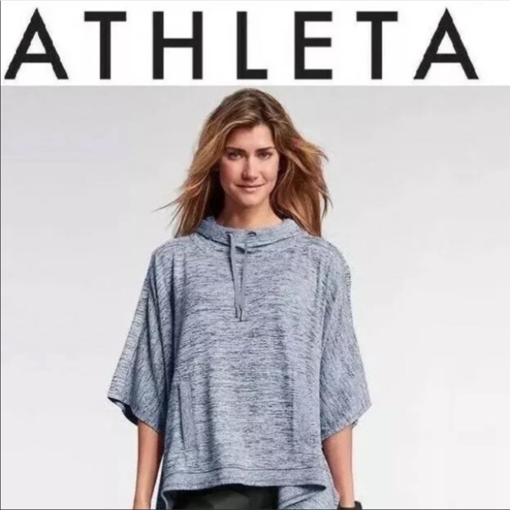 Athleta Blissful Poncho/Cape/Hoodie size Medium